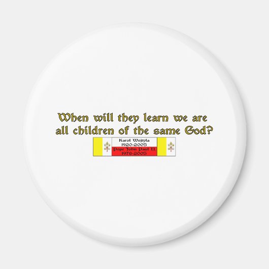 Kinder desselben Gottes 1 Magnet (Vorne)