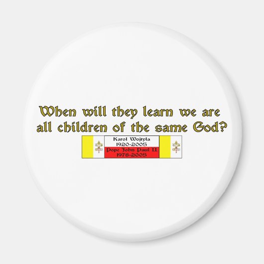 Kinder desselben Gottes 1 Magnet (Vorne)