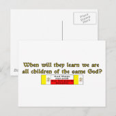 Kinder desselben Gottes 1 Postkarte (Vorne/Hinten)