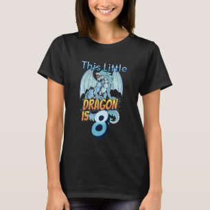 Kinder, die 8 Jahre alt sind Kinderdrache T-Shirt
