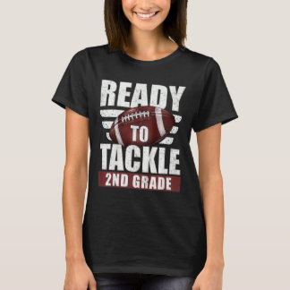 Kinder, die am ersten Tag den 2. Fußball der Klass T-Shirt