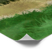 Kinder, die am Teich vor Ort fischen Poster (Ecke)