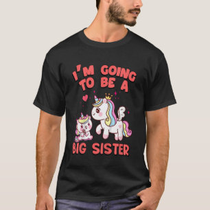 Kinder, die Anfang 2023 zu einer großen Schwester  T-Shirt