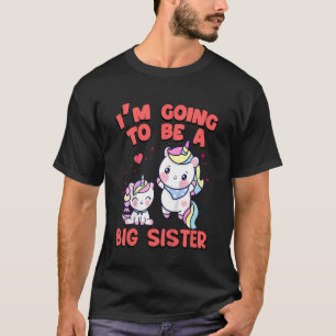 Kinder, die Anfang 2023 zu einer großen Schwester  T-Shirt