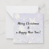 Kinder, die auf Weihnachtsbaum schauen Mitteilungskarte (Rückseite)