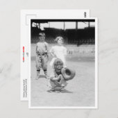 Kinder, die Baseball spielen Postkarte (Vorne/Hinten)