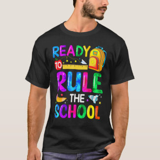 Kinder, die bereit sind, die Schule wieder zu Schu T-Shirt