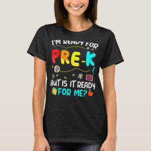Kinder, die bereit sind, um vor dem K zu frühem Sc T-Shirt