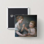 Kinder, die Blasen durchbrennen Button (Vorne & Hinten)