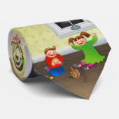 Kinder, die Chanukka feiern Krawatte (Gerollt)