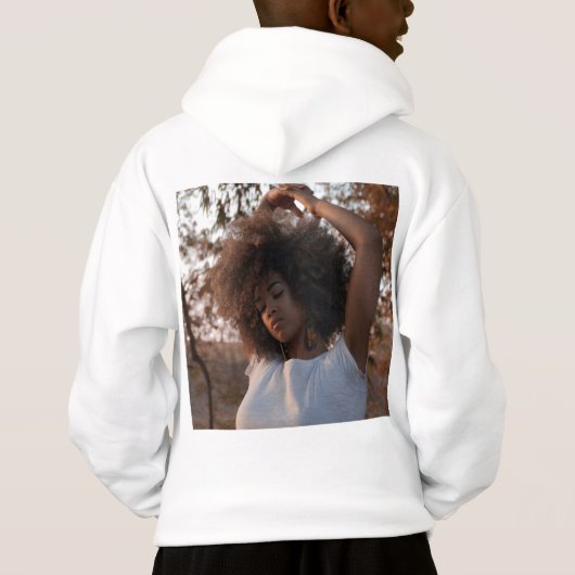 Kinder, die das Gedächtnis lieben | 2 FotoCollage Hoodie (Rückseite)