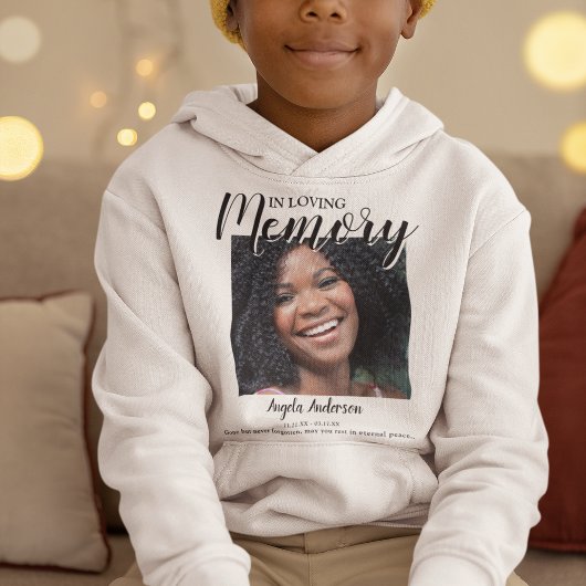 Kinder, die das Gedächtnis lieben | 2 FotoCollage Hoodie