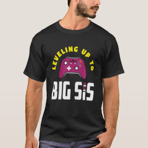 Kinder, die das Spiel der großen Schwester-Gamer-G T-Shirt
