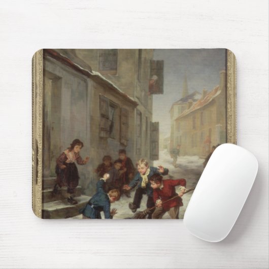 Kinder, die eine Ratte jagen Mousepad (Mit Mouse)