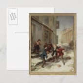 Kinder, die eine Ratte suchen Postkarte (Vorne/Hinten)