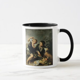 Kinder, die eine Torte, 1670-75 essen Tasse