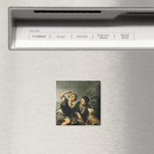 Kinder, die einen Kuchen essen, 1670-75 Magnet (In Situ (Geschirrspüler))