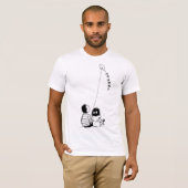 Kinder, die einen T - Shirt mit Kitesurfen fliegen (Vorne ganz)