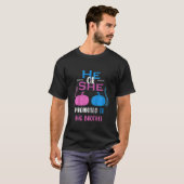 Kinder, die er oder sie zum Gender Groß-Bruder-Rev T-Shirt (Vorne ganz)