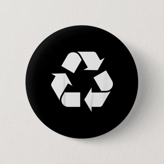 Kinder, die Gerecycelt Logo Gerecycelt haben Kinde Button (Vorderseite)