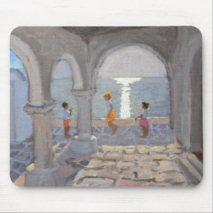 Kinder, die griechische Inseln 2008 überspringen Mousepad