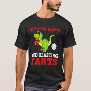 Kinder, die Herz stehlen und Furzen löschen T-Shirt