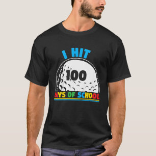 Kinder, die ich 100 Tage Golf Boys der Schule getr T-Shirt