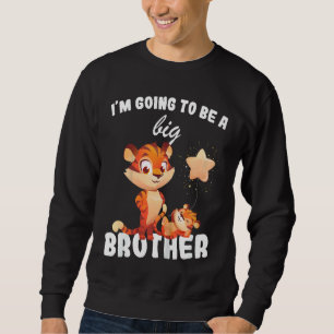 Kinder, die ich 2023 als großer Bruder ankündigen Sweatshirt