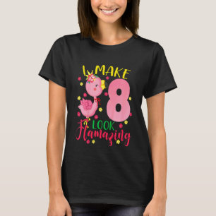 Kinder, die ich 8 aussehen lassen, Niedlich Flamin T-Shirt