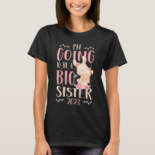Kinder, die ich als große Schwester 2023 schwanger T-Shirt
