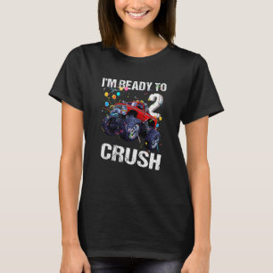 Kinder, die ich bereit bin 2 Monster Truck 2. Gebu T-Shirt