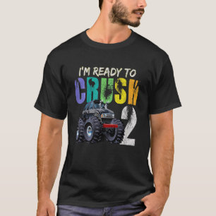 Kinder, die ich bereit bin, 2 Monster Truck 3. Geb T-Shirt