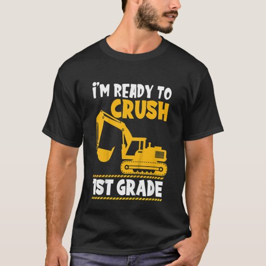 Kinder, die ich bereit bin, den Bagger der ersten T-Shirt (Vorderseite)