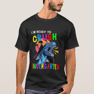 Kinder, die ich bereit bin, den Kindergarten Dino  T-Shirt