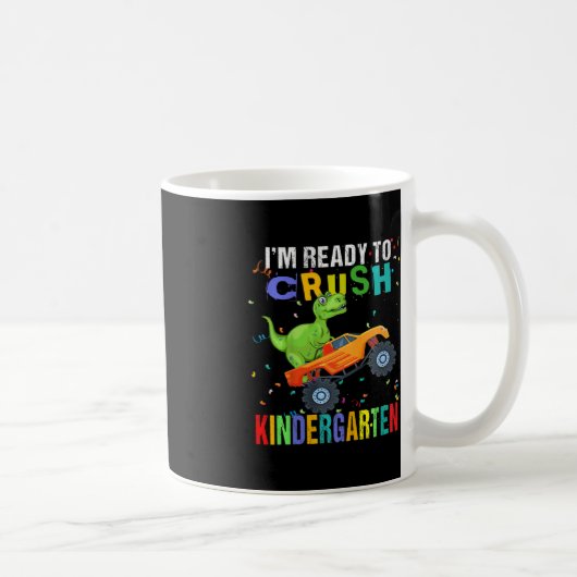Kinder, die ich bereit bin, den Kindergarten Dinos Kaffeetasse (Rechts)