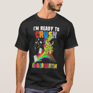 Kinder, die ich bereit bin, den Kindergarten Dinos T-Shirt