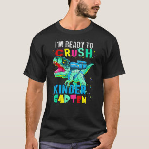 Kinder, die ich bereit bin, den Kindergarten Dinos T-Shirt