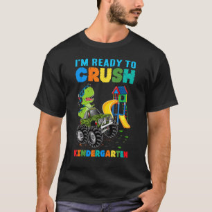 Kinder, die ich bereit bin, den Kindergarten Dinos T-Shirt