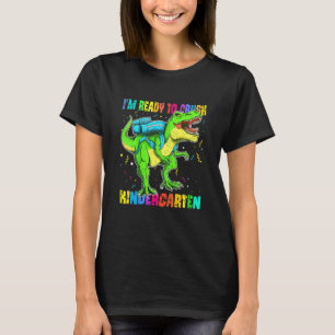 Kinder, die ich bereit bin, den Kindergarten Dinos T-Shirt