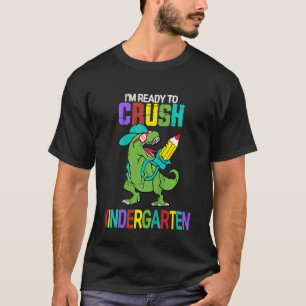 Kinder, die ich bereit bin, den Kindergarten Dinos T-Shirt