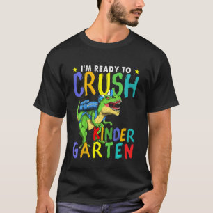 Kinder, die ich bereit bin, den Kindergarten Dinos T-Shirt