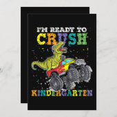 Kinder, die ich bereit bin, den Kindergarten-Monst Einladung (Vorne/Hinten)