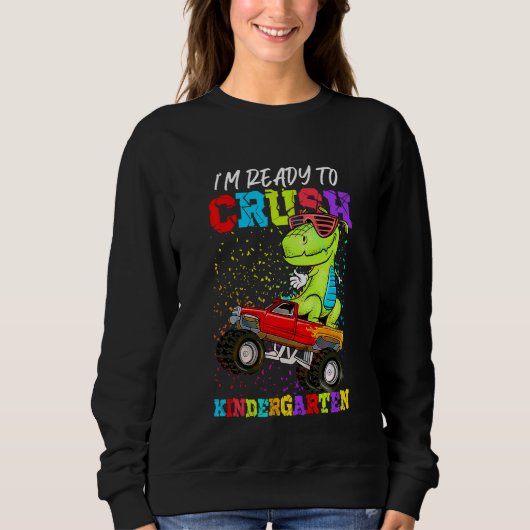 Kinder, die ich bereit bin, den Kindergarten-Monst Sweatshirt (Vorderseite)