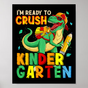 Kinder, die ich bereit bin, den Kindergarten zu ze Poster