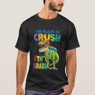 Kinder, die ich bereit bin, Dinosaurier der vierte T-Shirt