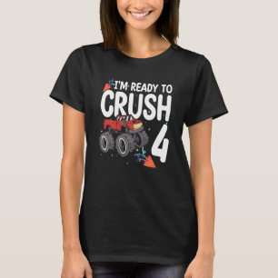Kinder, die ich bereit bin, LKW 4 Jahre alt 4. Bir T-Shirt