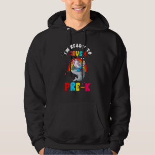 Kinder, die ich bereit bin, Pre-K Unicorn zu zerdr Hoodie