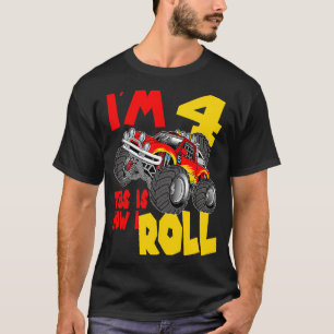 Kinder, die ich bin 4 So Roll Monster Truck 4. T-Shirt