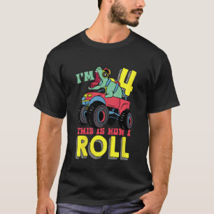 Kinder, die ich bin 4 So Roll Monster Truck 4. T-Shirt