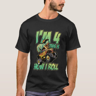 Kinder, die ich bin 4 So Roll Monster Truck 4. T-Shirt